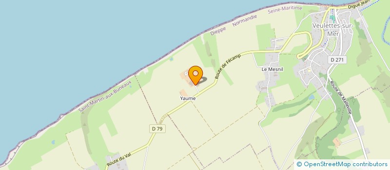 localisation de l'entreprise INDIVISION MARESCOT  VEULETTES-SUR-MER