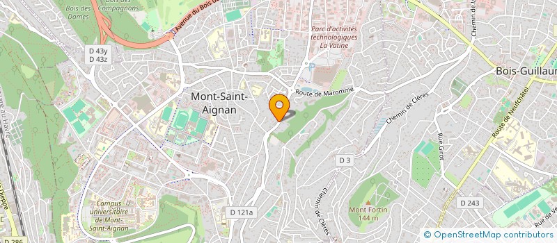 localisation de l'entreprise INDIVISION MAREST  MONT-SAINT-AIGNAN