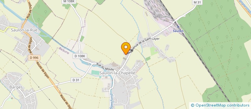 localisation de l'entreprise INDIVISION MARET GUY ET JACQUES  SAULON-LA-CHAPELLE