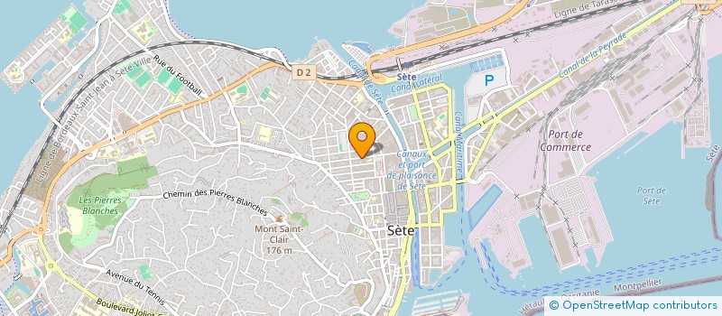 localisation de l'entreprise INDIVISION MARGOT-CAYE  SETE