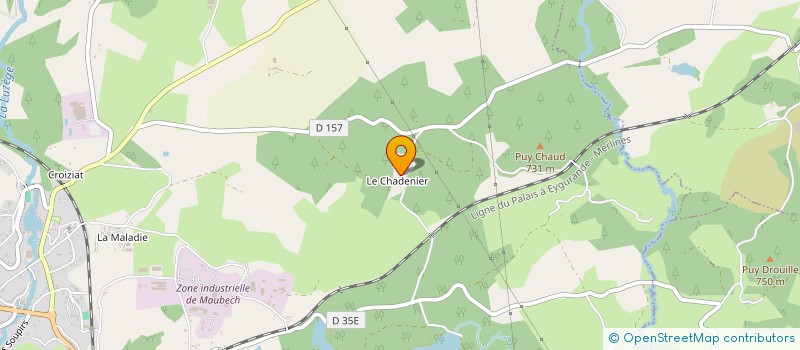 localisation de l'entreprise INDIVISION MARIAGE  MEYMAC