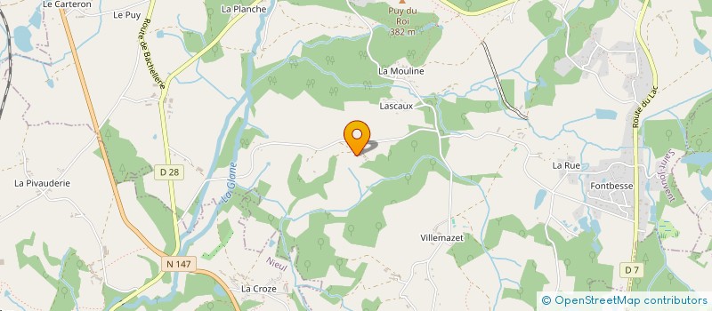 localisation de l'entreprise INDIVISION MARIAUX  SAINT-JOUVENT