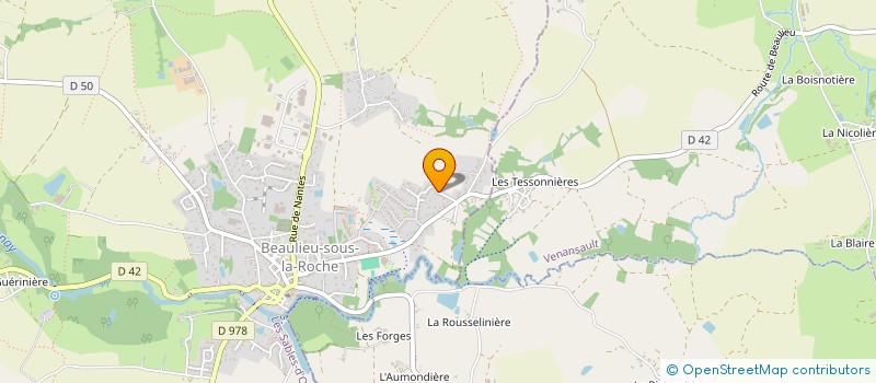 localisation de l'entreprise INDIVISION MARIBOU  BEAULIEU-SOUS-LA-ROCHE