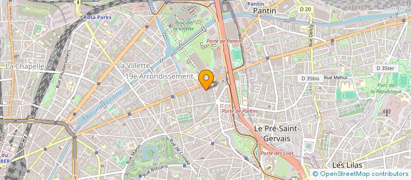 localisation de l'entreprise INDIVISION MARIE BRICARD  PARIS