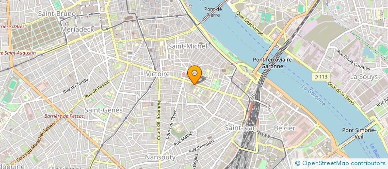 localisation de l'entreprise INDIVISION MARIE-GUEGADEN  BORDEAUX