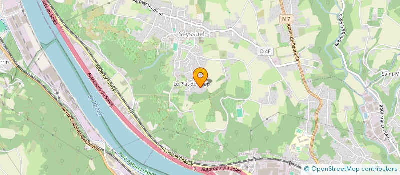 localisation de l'entreprise INDIVISION MARIE-PIERRE ET DIDIER SALVATORI  SEYSSUEL