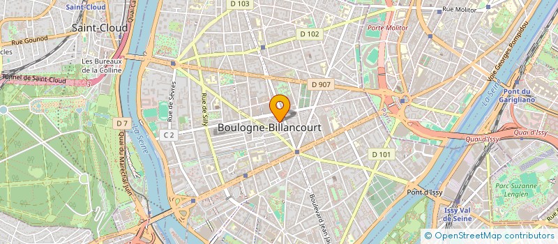 localisation de l'entreprise INDIVISION MARIETTE BLAMOUTIER à BOULOGNE-BILLANCOURT