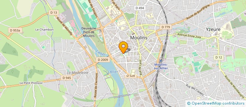 localisation de l'entreprise INDIVISION MARIETTE LONGHITANO à MOULINS