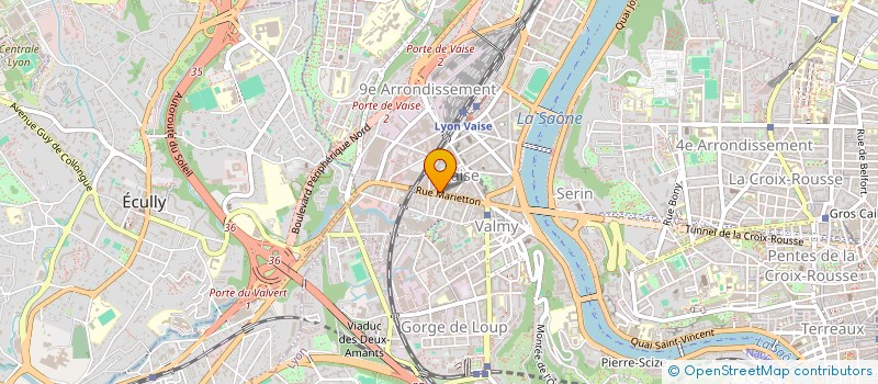 localisation de l'entreprise INDIVISION MARIETTON  LYON