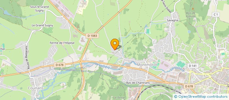 localisation de l'entreprise INDIVISION MARILLET CHAILLET  MONTMOROT