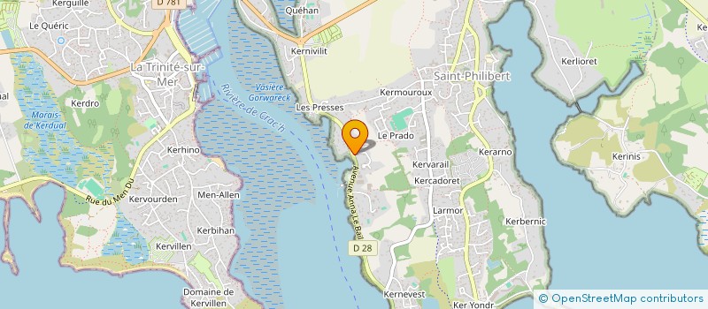 localisation de l'entreprise INDIVISION MARIN VERGNAUD  SAINT-PHILIBERT