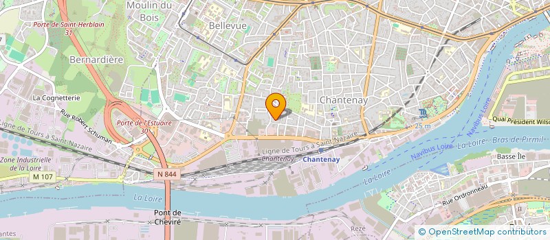 localisation de l'entreprise INDIVISION MARION  NANTES