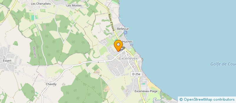 localisation de l'entreprise INDIVISION MARION COFFY LOIC CAROLLO  EXCENEVEX