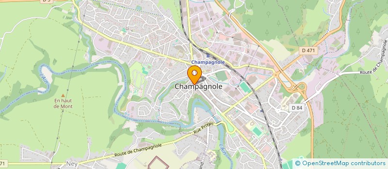 localisation de l'entreprise INDIVISION MARION RENE  CHAMPAGNOLE