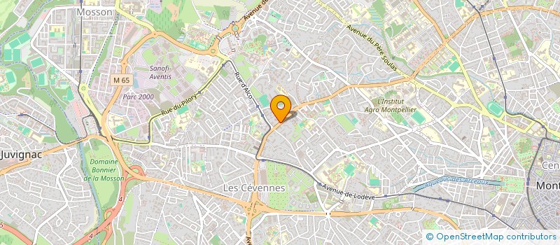 localisation de l'entreprise INDIVISION MARIUS CARRIEU  MONTPELLIER