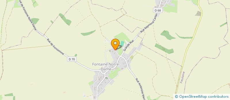 localisation de l'entreprise INDIVISION MAROLLE  FONTAINE-NOTRE-DAME