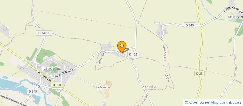localisation de l'entreprise INDIVISION MAROLLEAU PLATEL à BILLANCELLES