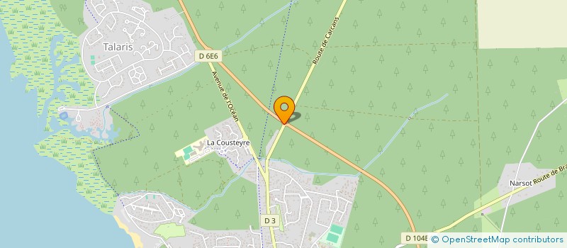 localisation de l'entreprise INDIVISION MAROLLEAU PLATEL  LACANAU