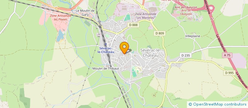 localisation de l'entreprise INDIVISION MARQUES CABIROU  SEVERAC D'AVEYRON