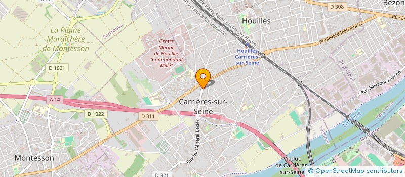 localisation de l'entreprise INDIVISION MARQUINE JEREMY ET ROCHES LUCIE à CARRIERES-SUR-SEINE