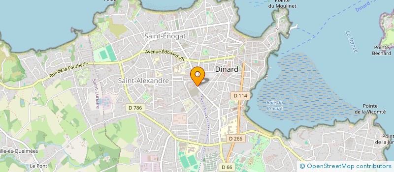 localisation de l'entreprise INDIVISION MARQUIS CALVET  DINARD