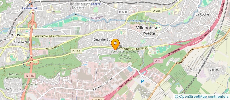 localisation de l'entreprise INDIVISION MARRANNES - DOBREMEL  VILLEBON-SUR-YVETTE