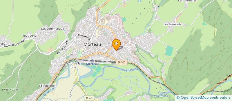 localisation de l'entreprise INDIVISION MARSOT-STECK  MORTEAU