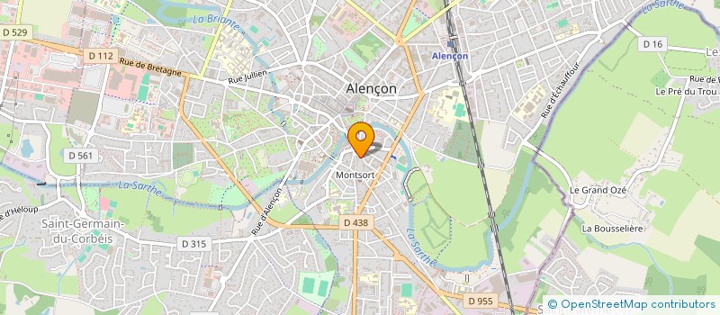 localisation de l'entreprise INDIVISION MARSOUIN à ALENCON