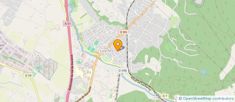 localisation de l'entreprise INDIVISION MARTELLI GASTON GILBERT ALAIN  AIX EN PROVENCE
