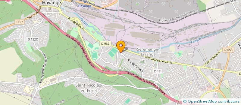 localisation de l'entreprise INDIVISION MARTIG à SEREMANGE-ERZANGE
