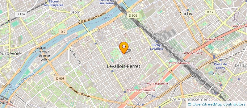 localisation de l'entreprise INDIVISION MARTIN à LEVALLOIS-PERRET