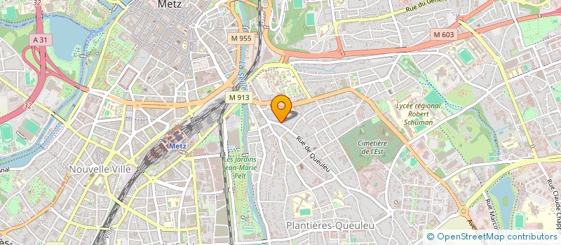 localisation de l'entreprise INDIVISION MARTIN  METZ