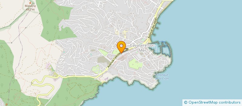 localisation de l'entreprise INDIVISION MARTIN  CAVALAIRE-SUR-MER