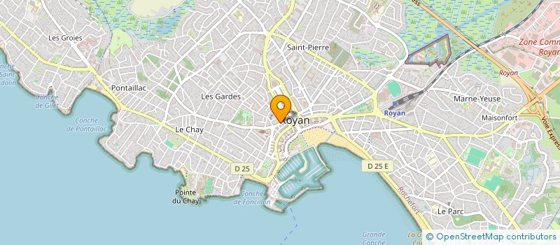 localisation de l'entreprise INDIVISION MARTIN BILLY  ROYAN