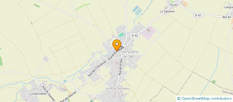 localisation de l'entreprise INDIVISION MARTIN D. ET PERROCHE S.  CHERVES