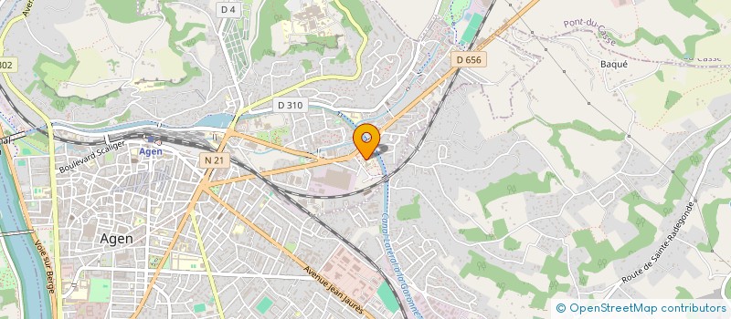 localisation de l'entreprise INDIVISION MARTIN DENIS  AGEN