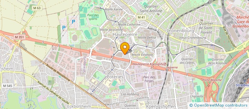 localisation de l'entreprise INDIVISION MARTIN ET LIU à STRASBOURG
