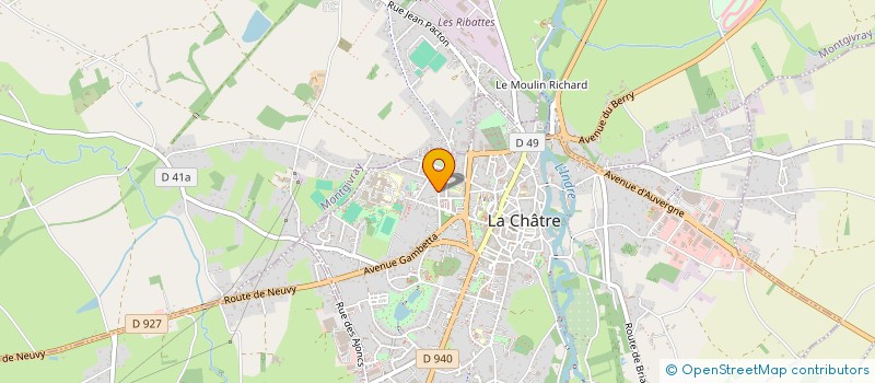 localisation de l'entreprise INDIVISION MARTIN-GERTRUDE à LA CHATRE