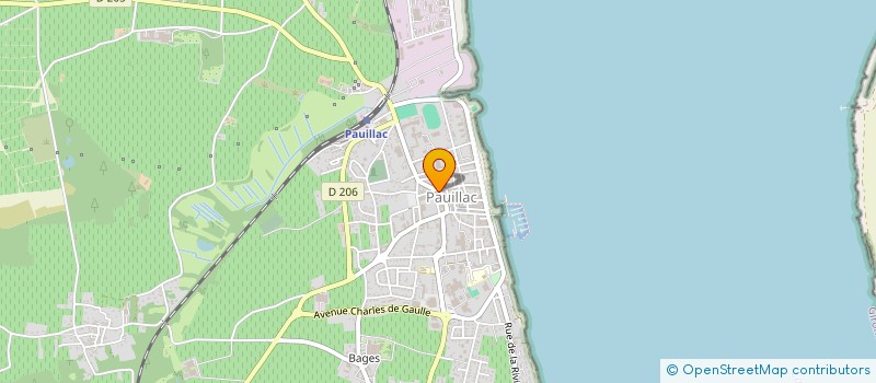 localisation de l'entreprise INDIVISION MARTIN JIM & MAURINS SIMONE  PAUILLAC