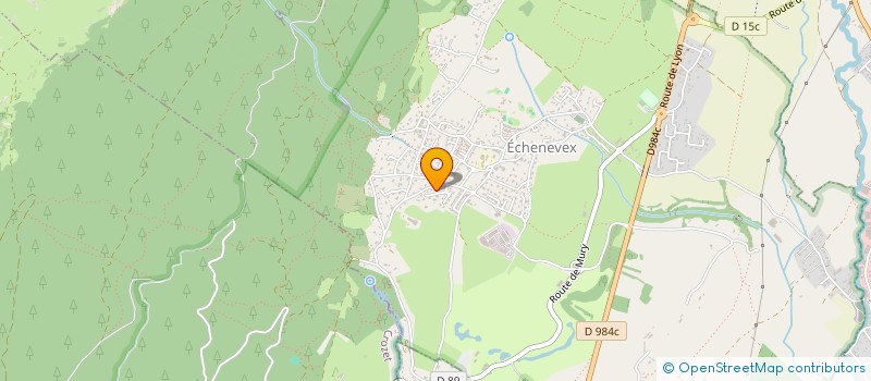 localisation de l'entreprise INDIVISION MARTIN-LEE LOCATIONS  ECHENEVEX