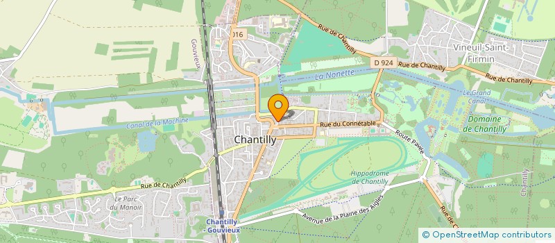 localisation de l'entreprise INDIVISION MARTIN MAI  CHANTILLY