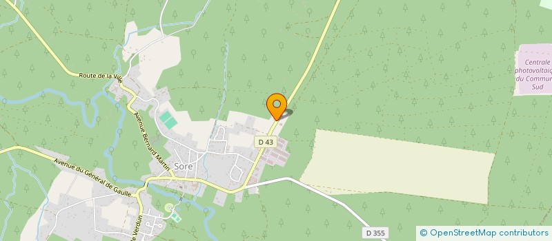 localisation de l'entreprise INDIVISION MARTIN ROUSSEAU  SORE