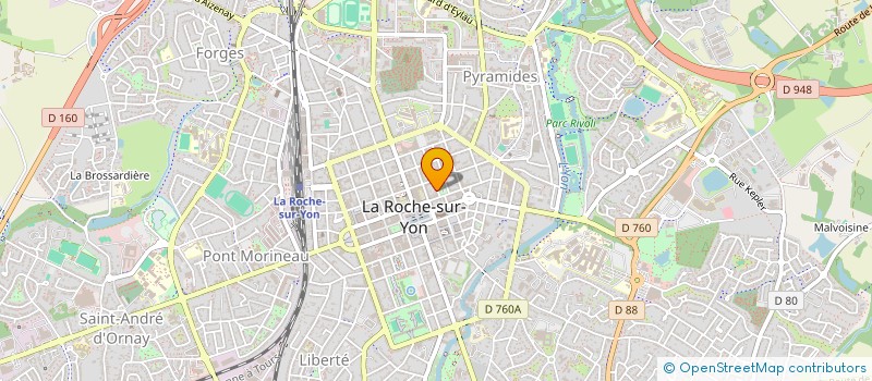 localisation de l'entreprise INDIVISION MARTIN STEPHANIE ET POULIN THOMAS  LA ROCHE-SUR-YON