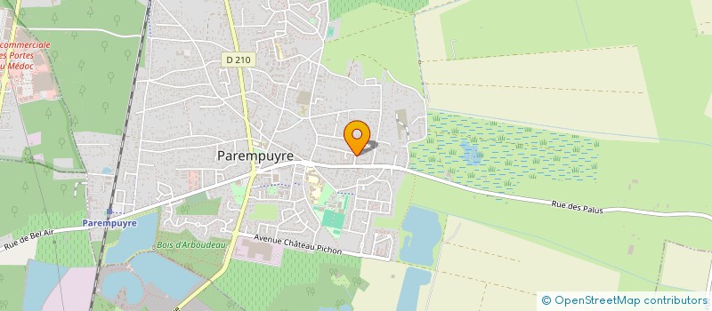 localisation de l'entreprise INDIVISION MARTIN-VERDUZIER  PAREMPUYRE