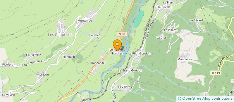 localisation de l'entreprise INDIVISION MARTIN - WASYLYK  LA PLAGNE TARENTAISE