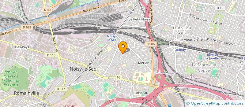 localisation de l'entreprise INDIVISION MARTINELLI PERUCCA à NOISY-LE-SEC