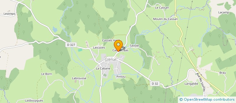 localisation de l'entreprise INDIVISION MARTRES à SAINT-VICTOR