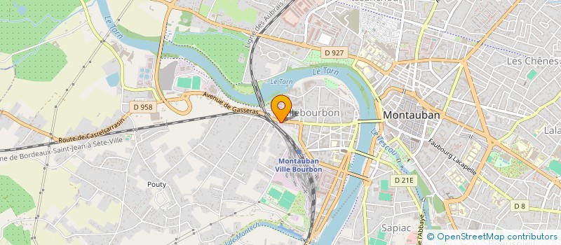 localisation de l'entreprise INDIVISION MARTY  MONTAUBAN