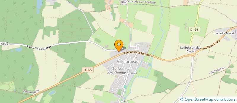 localisation de l'entreprise INDIVISION MARY MICHEL  VILLEFARGEAU