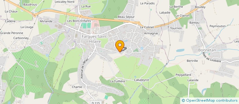 localisation de l'entreprise INDIVISION MARZIN HAMOU  FARGUES-SAINT-HILAIRE